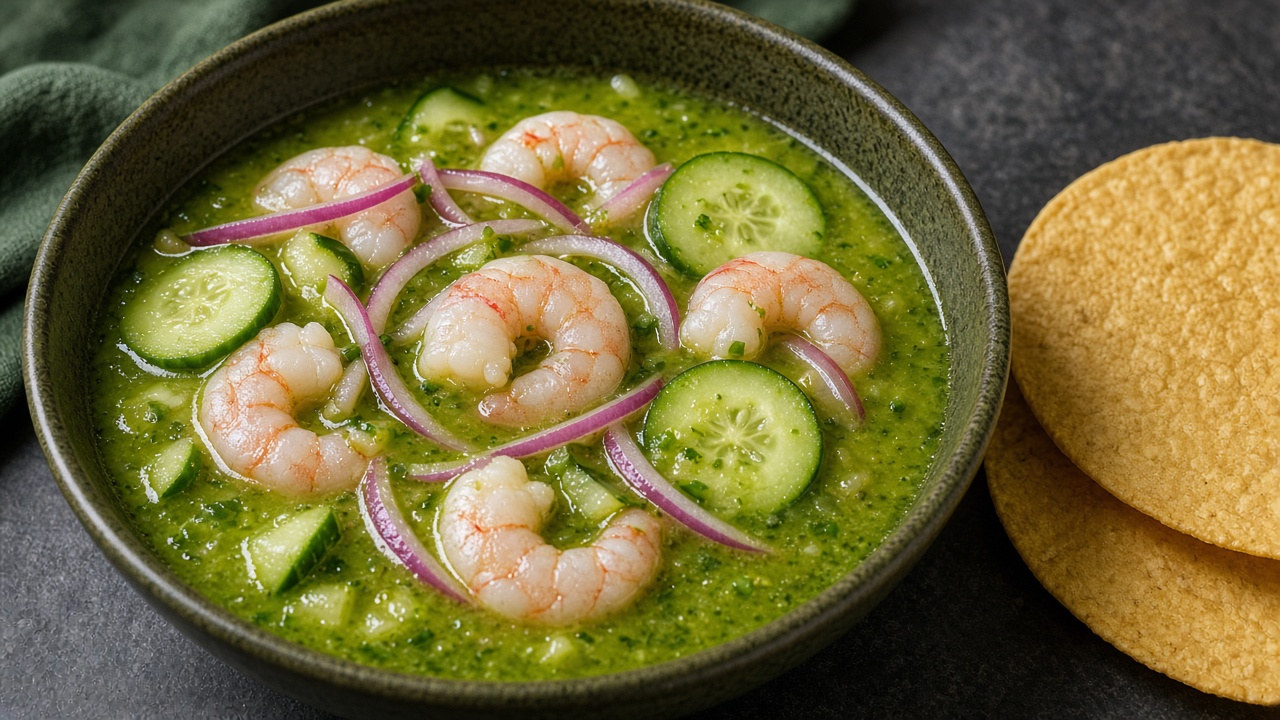 Aguachile de camarón
