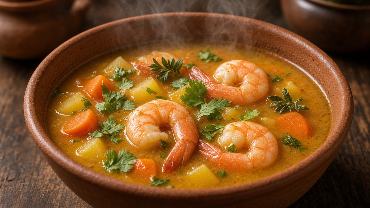 Caldo de camarón